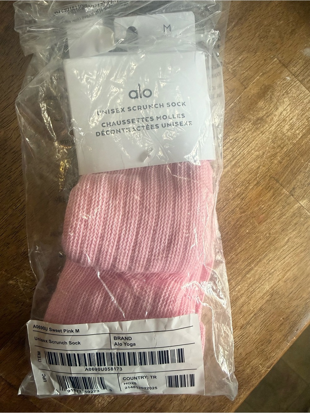 ALO Yoga Unisex Scrunch Sock - Sweet Pink